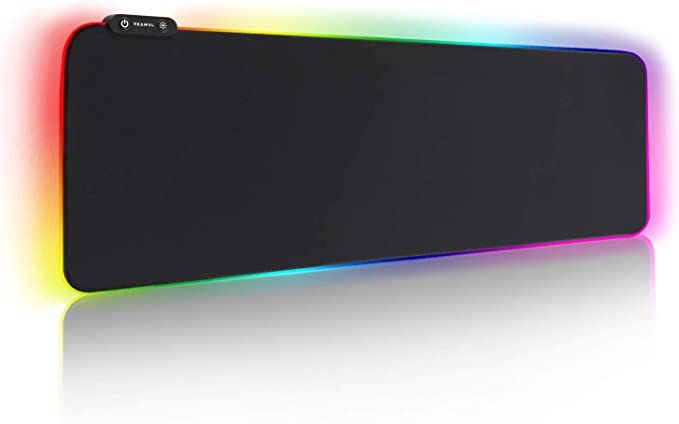 Αντιολισθητικό Gaming Mouse Pad Φωτιζόμενο με RGB LED 80x30cm Μαύρο